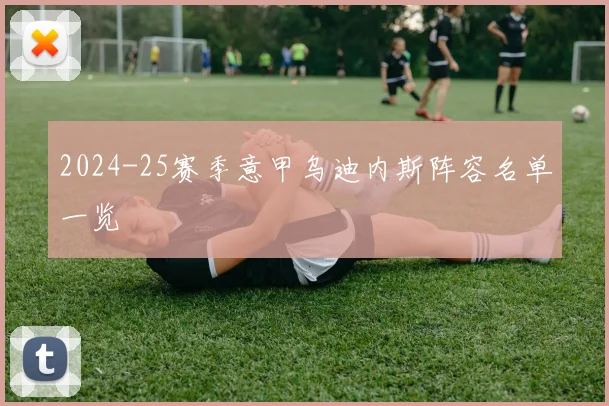 2024-25赛季意甲乌迪内斯阵容名单一览